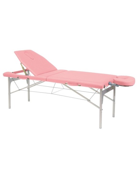 Camilla Ecopostural Plegable Aluminio 2 cuerpos con cabezal C3416