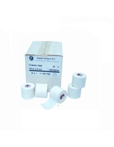 Venda inelástica adhesiva Cramer dentado.