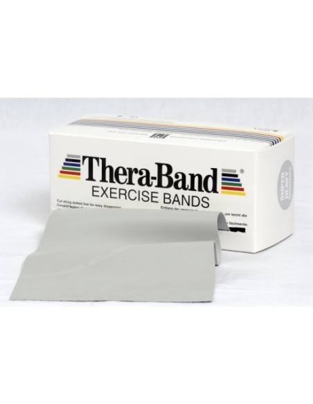 Cintas elásticas Thera-Band plata