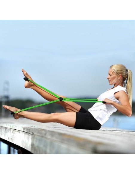 Sissel Pilates Core Trainer,Diseñado para fortalecer los músculos centrales del torso, brazos y piernas