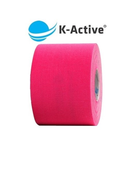 Kinesio K-ACTIVE 5cmx5m. vendaje neuromuscular rosa
