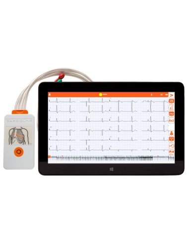 Electrocardiógrafo Cardioline TouchECG HD+ TAB 7 Android