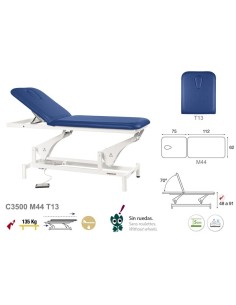 Camilla Ecopostural Eléctrica biela blanca 2 Cuerpos C3500 2
