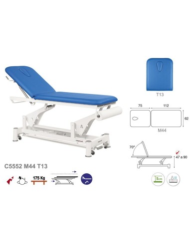Camilla Ecopostural Eléctrica Biela Blanca 2 Cuerpos C5552M44T13