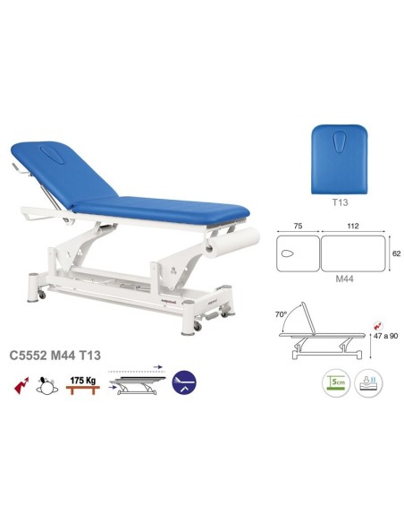 Camilla Ecopostural Eléctrica Biela Blanca 2 Cuerpos C5552M44T13