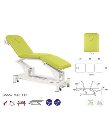 Camilla Ecopostural Eléctrica 3 Cuerpos C5557M46T13