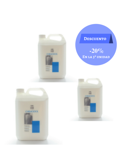 Pack aceite de masaje Chemodol 5 L.