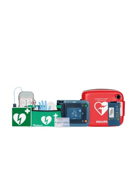 desfibrilador Philips Heartstart FRx DESA con bolsa +accesorios