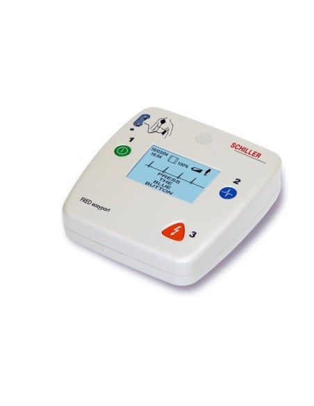 desfibrilador Schiller Fred Easyport AED (DESA) el más pequeño del mercado
