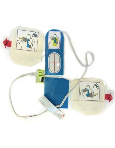 electrodos adulto Zoll CPR - D para desfibrilador ZOLL con metronomo