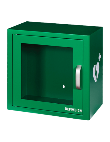 Vitrina con alarma para desfibrilador