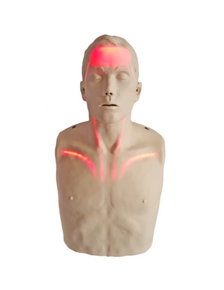 Maniquí RCP Brayden con iluminación
