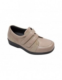Zapato pie diabético MODELO LUISA Beige 2