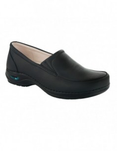 Zapato mocasin con elástico Wash´Go  ROMA Negro