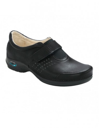 Zapato mocasín con velcro Wash´Go MILAO Negro