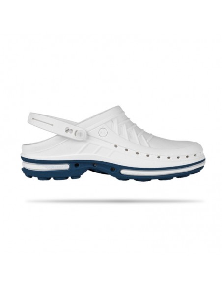 Zueco CLOG WOCK Nursing Care Blanco/Azul