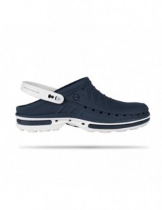 Zueco CLOG WOCK Nursing Care Azul marino/ Blanco