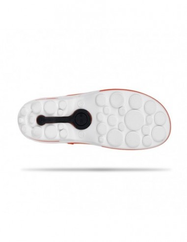 Zueco CLOG WOCK Nursing Care Naranja/ Blanco