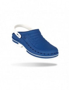 Zueco CLOG WOCK Nursing Care Azul/ Blanco 2