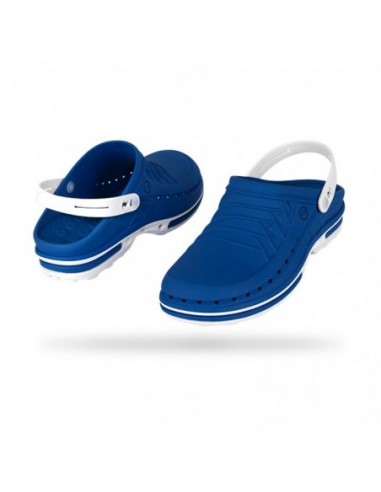 Zueco CLOG WOCK Nursing Care Azul/ Blanco