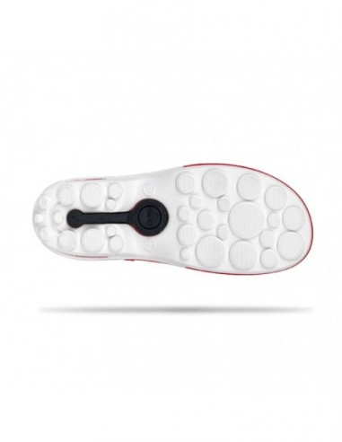 Zueco CLOG WOCK Nursing Care Rojo/ Blanco